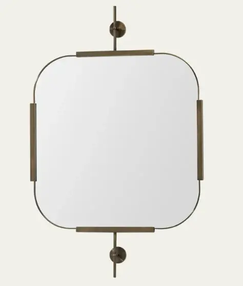 Plaza Mirror from Italian Glass