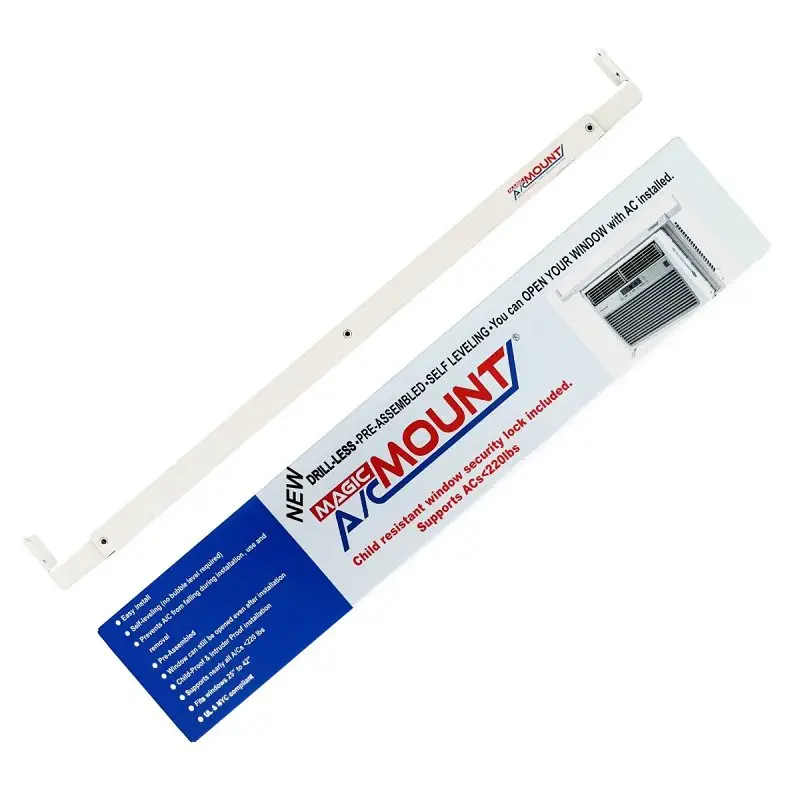 Magic AC Mount MACM301 AC Support Bracket, Metal, White, : Window Air Conditioners