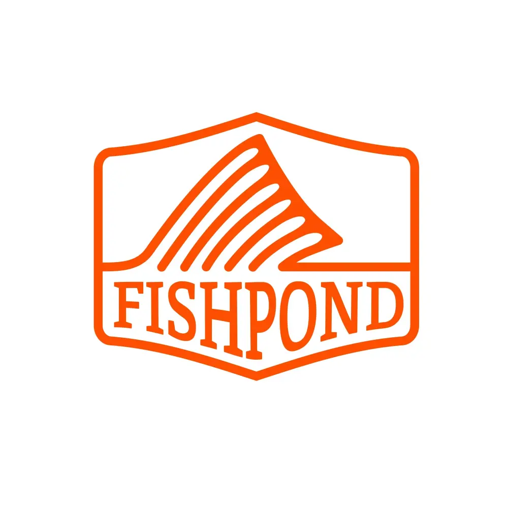Insulating Die Cut Sticker - Dorsal Fin 8.5" - Orange
