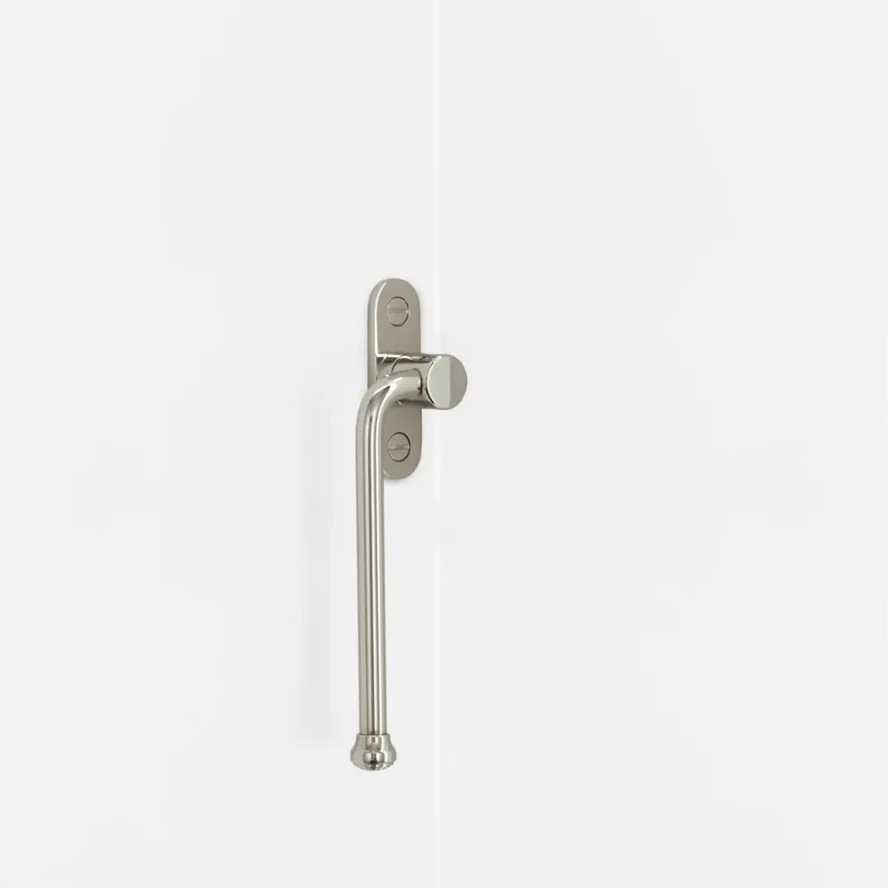 Southbank Casement Window Handle Left – Smooth Nickel