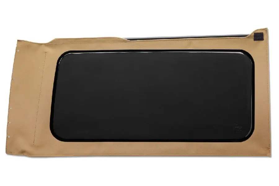 Jeep Wrangler JL 2-Door Bestop OE Window - Quarter Right Hand Position, Tan, Colored
