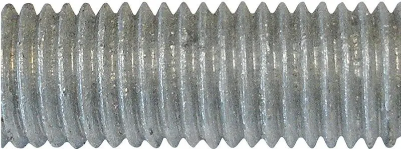 PFC TR-1007 Threaded Rod, 5/8-11 Thread, 12 ft L, Grade, Carbon Metal, Galvanized, NC Thread