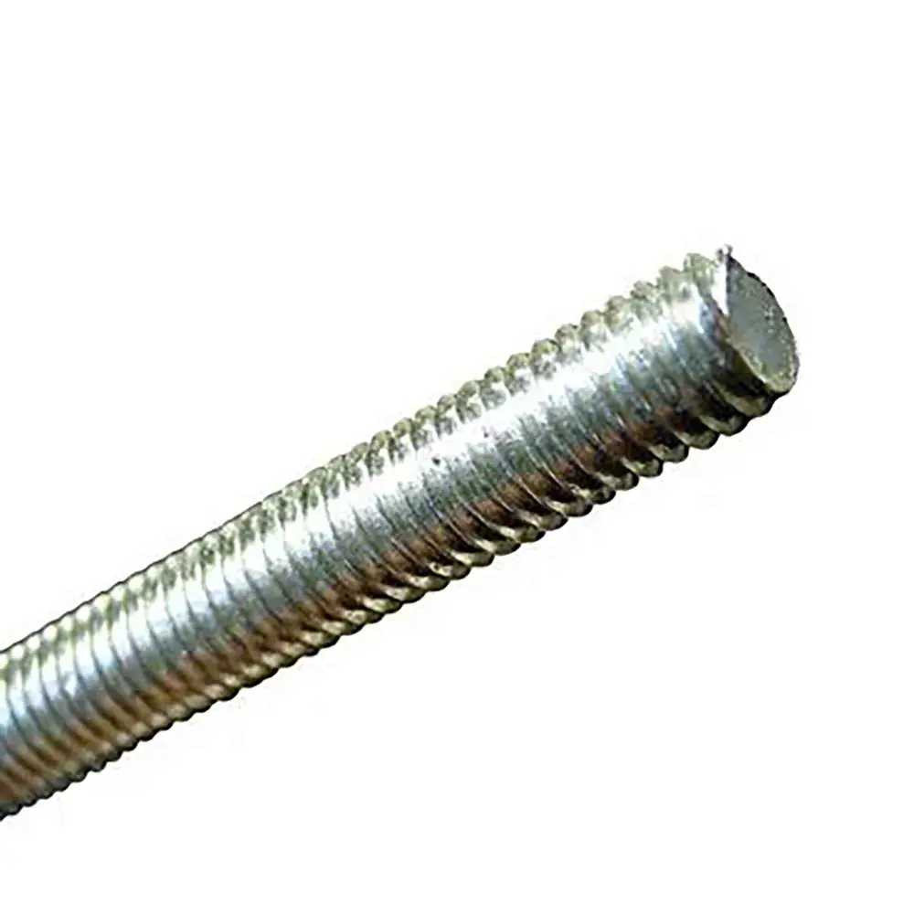 Zinc Plated Alloy Threaded Rod, 7/16" x 72"