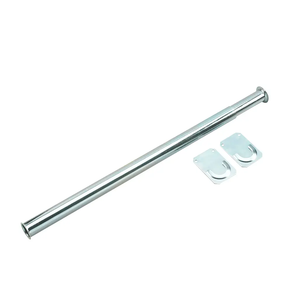 Zinc Variable Closet Rod Separated Ends, 72'' to 96''