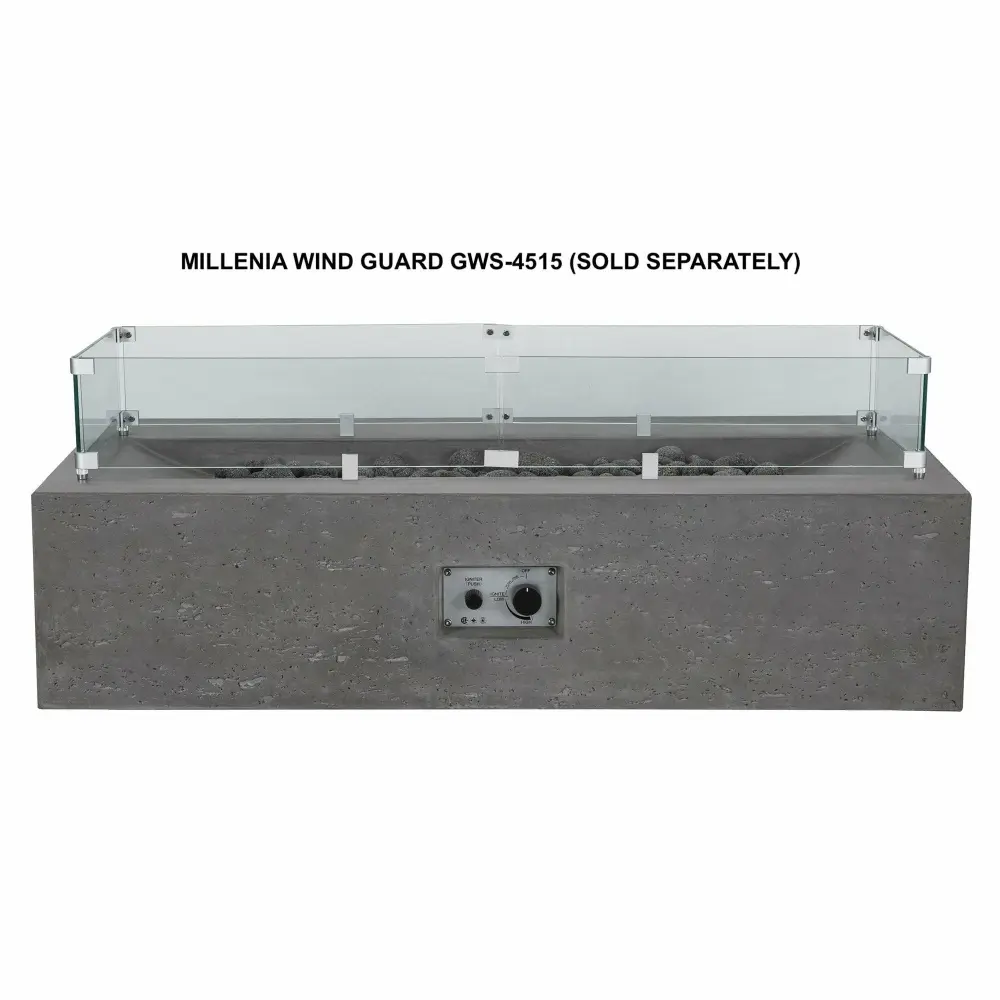 Aerating PyroMania Fire - Wind Guard Millenia Fire Table
