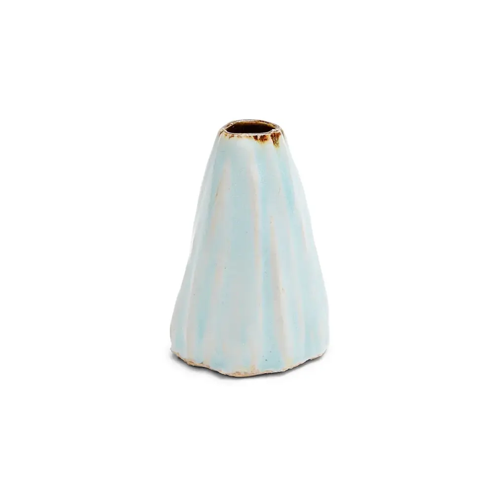 Ash Cloud Conical Vase, Light Indigo Compatible Standard Bottles