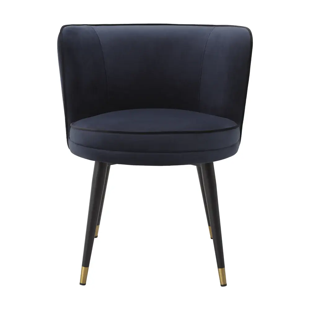 Grenada Dining Chair - Savona Midnight Blue Plush Carrying Case