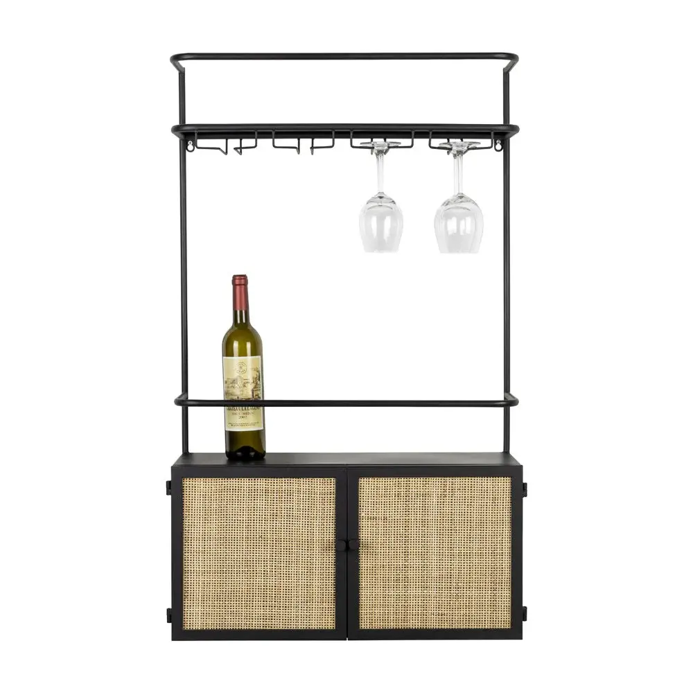 Guy Wall Wine Shelf - Midnight