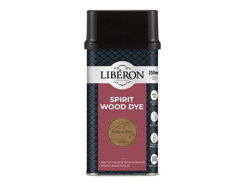 Liberon Spirit Wood Dye Antique Pinewood 250ml