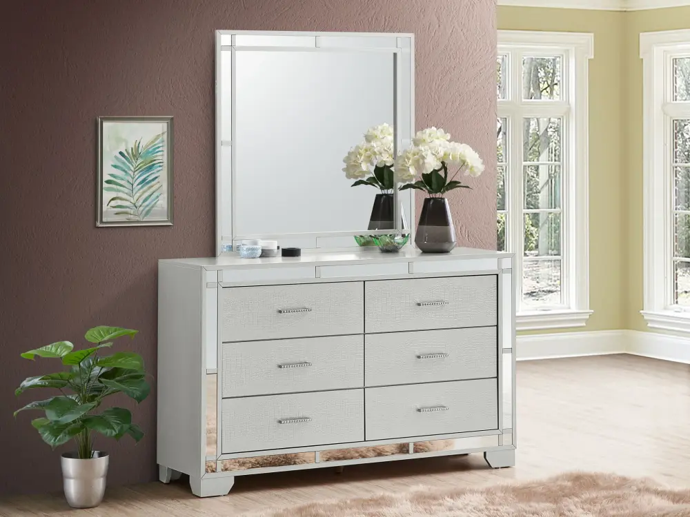 Madison - Dresser - Chrome Champagne