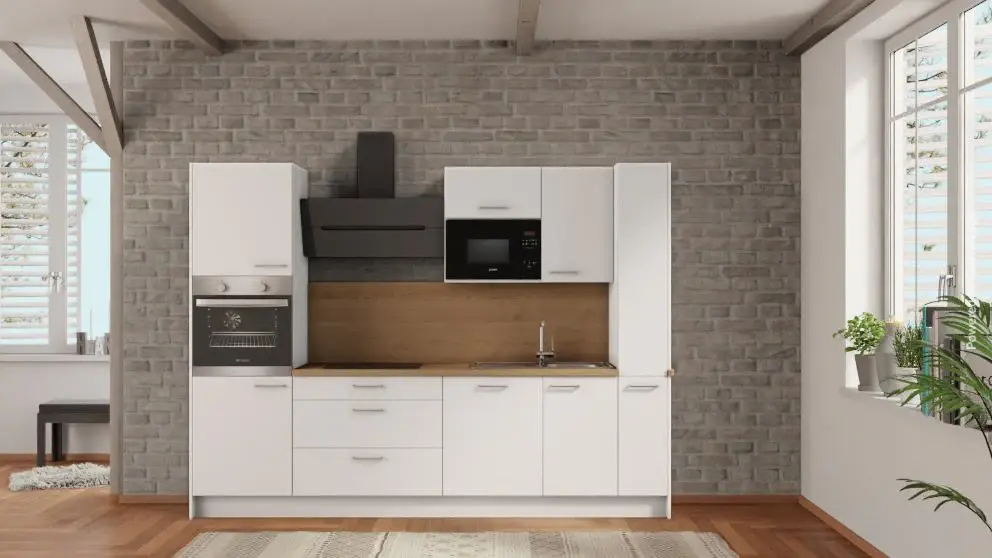 nobilia kitchen Garbsen 285 cm alabaster clearance oak Sierra prices