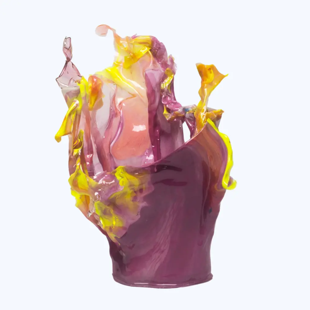 Pink Orchid Bioplastic Vessel