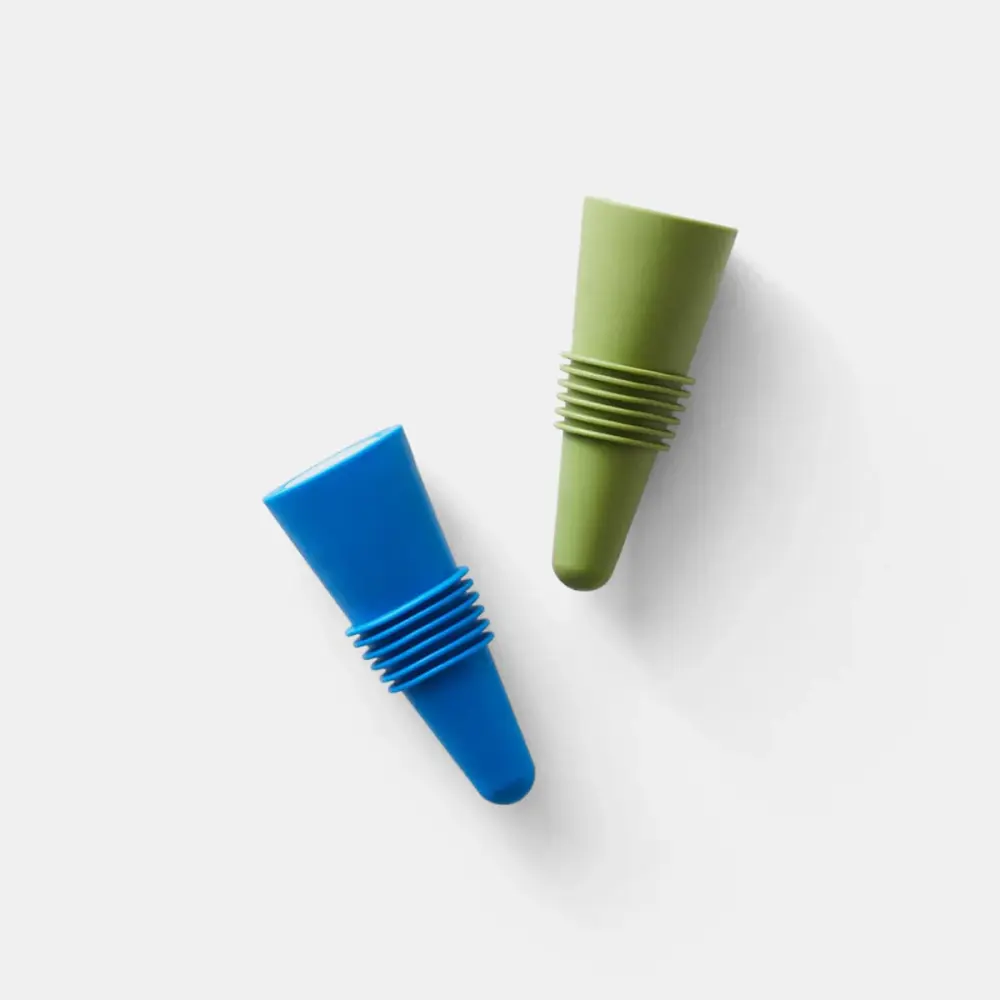 Silicone Wine Bottle Stoppers duo-pack