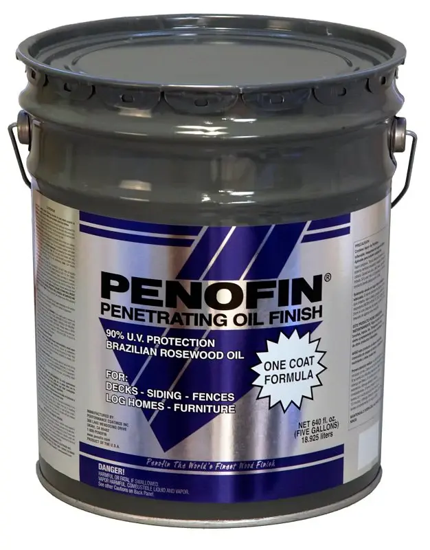 Penofin BLUE LABEL F3ECH5G Wood Stain, Chestnut, Liquid, 5 gal