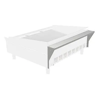 Electrolux Professional EMPower support mounted rear shelf-spacer, 48" unit, 169100