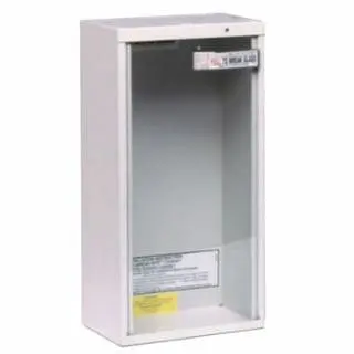 Kidde Robust Extinguisher Cabinets, Surface Mount, Steel, Tan, 10 Lb, Single piece per pack, 468042