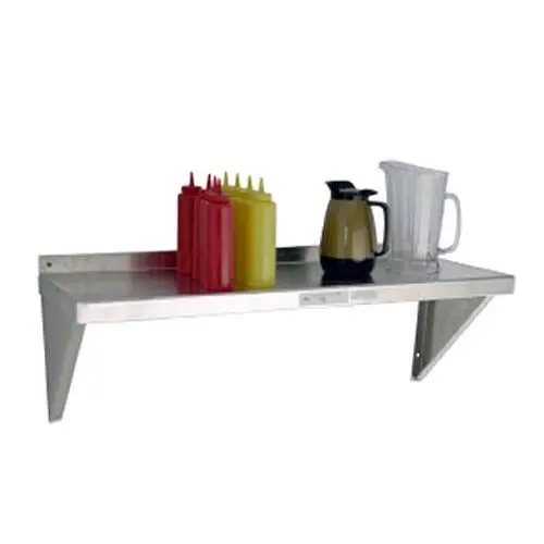 New Age Industrial Microwave Shelf, Wall-Mounted, 24"W x 18"D x 13-1/4"H, 95634