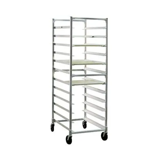 New Chemical-Resistant Age Industrial Tray Rack, Mobile, Full Height, NS833 New Age Industrial