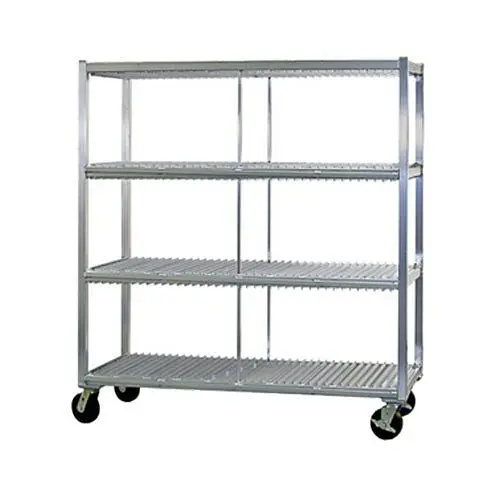 New Extended-Life Age Industrial Tray Drying Rack, Mobile, 3 Tray Levels, 29x64x64", 96708 New Age Industrial