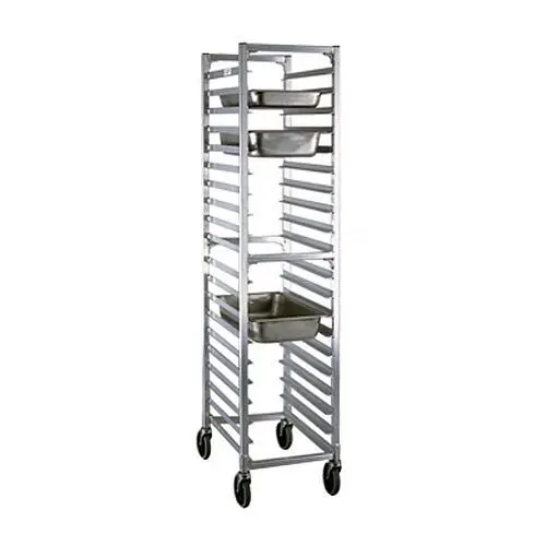 New High-Performance Age Industrial Sgroup Table Pan Rack, Full Height, Open Sides, 20 pans, 1505 New Age Industrial
