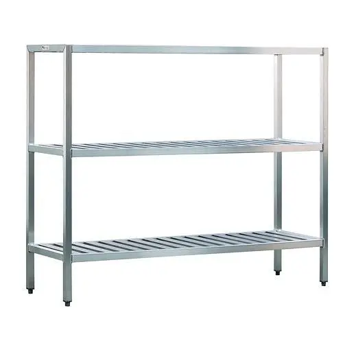 New Powerful Age Industrial T-Bar Series Shelving Unit, 3-Tier, 72"W x 20"D x 60"H, 1044TB New Age Industrial