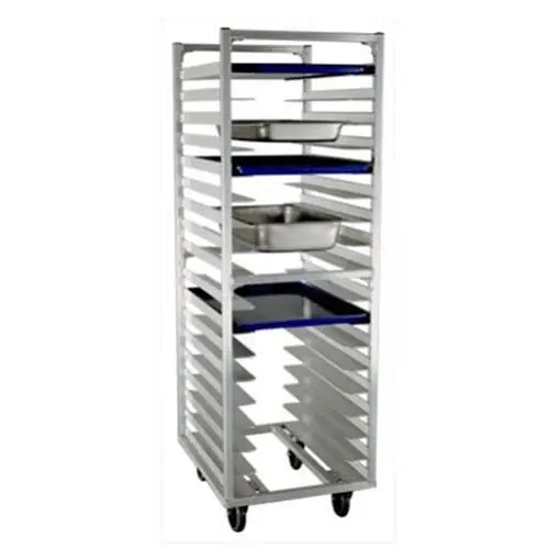 New Safe Age Industrial Roll- Refrigerator Rack, Open Frame Design, Holds Pans Lip Only, 95433 New Age Industrial