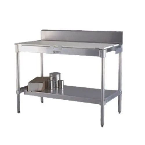 New User-Friendly Age Industrial Work Table, 96"W x 30"D, AL Construction supportsplash, 30PBS96KD New Age Indus...