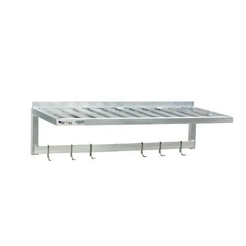 New Versatile Age Industrial Shelf, 36"Wx20"D Pot Rack, Wall-Mounted, 1121PR New Age Industrial
