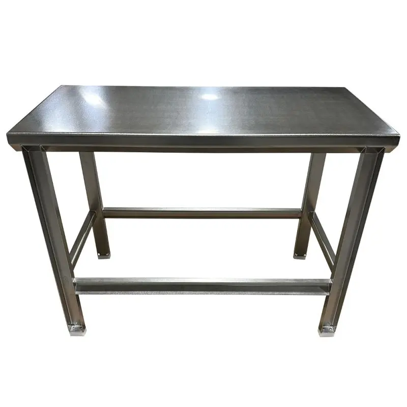 SSL Industries Stainless Mild Steel Table (48"L x 24"W x 35"H) UHMW Pads, SSL-1001-P-48X24