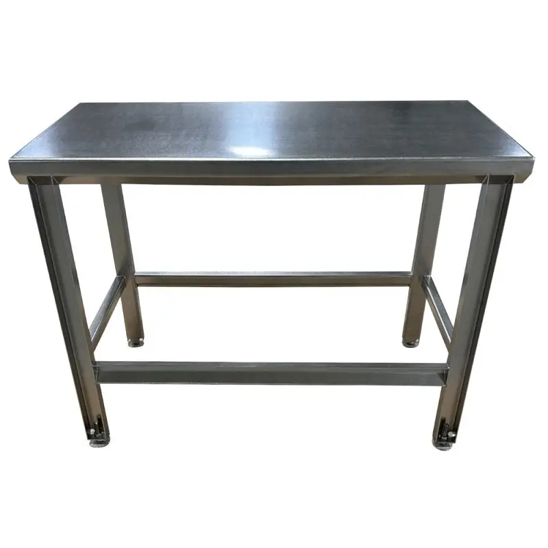 SSL Smooth Industries Stainless Spring Steel Table (72"L x 30"W x 35"H) Adjustable Pads, SSL-1001--72X30 SS...