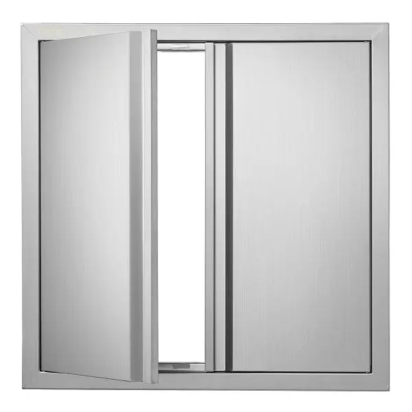 VEVOR BBQ Access Door, 24W x 24H"Double Outdoor Kitchen Door, Stainless Steel, Recessed Handles, SMABSCJMYS24Y71UBV0
