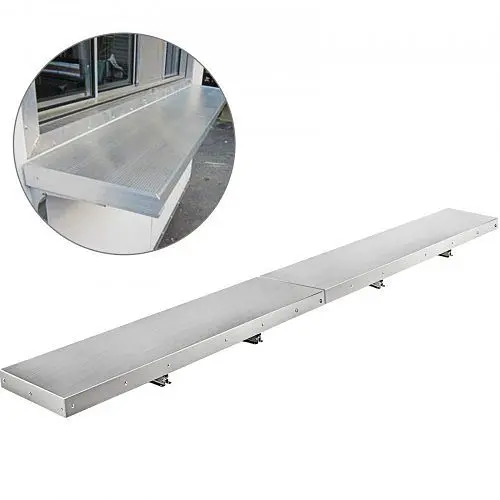 VEVOR 8 Foot Shelf Concession Window Food Folding Truck Accessories Business, TJCCCKJ96X12YC001V0