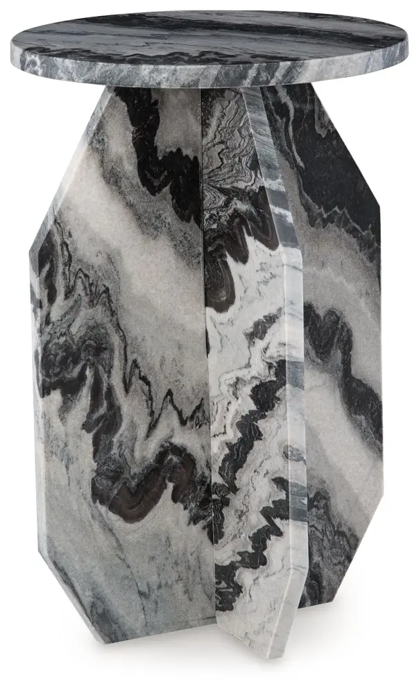 Wrenlane - Accent Table - Midnight / White / Taupe